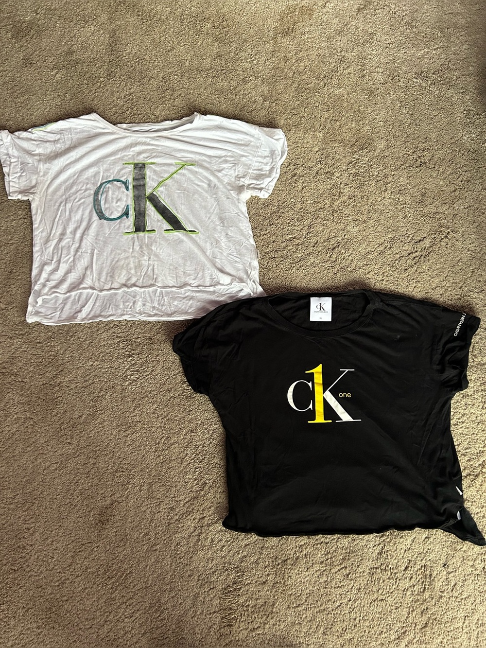Calvin Klein Tshirts in Black and White